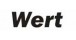 Wert